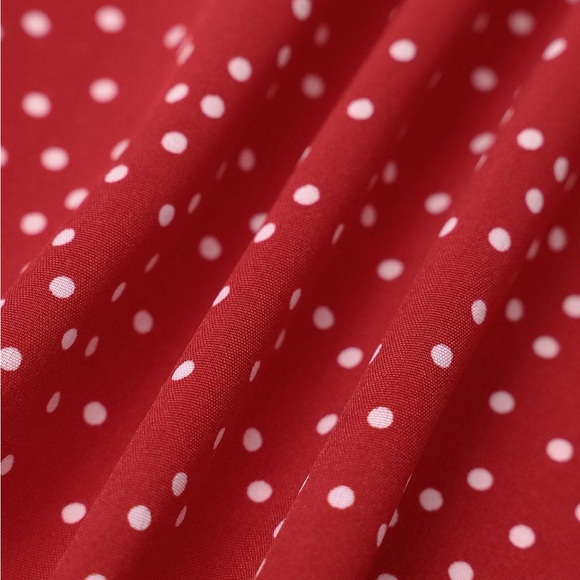 Rihoas Polka Dot Ruffle Wrap Dress - Picture 6 of 7